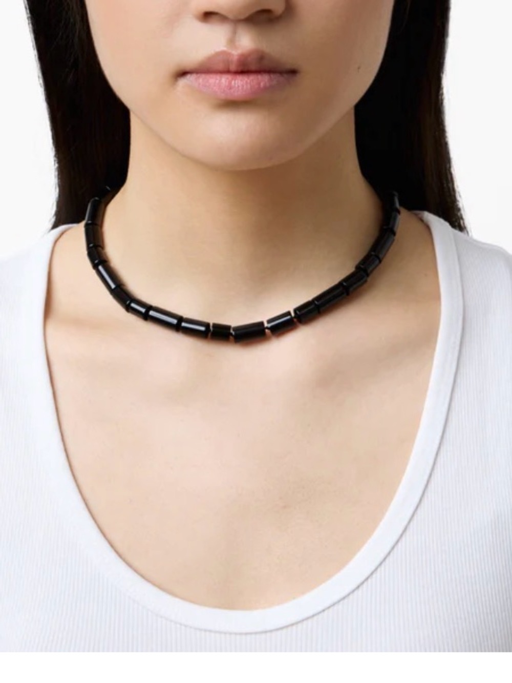 Lié studio Sadie sterling silver necklace in black onyx